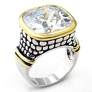 HIGH QUALITY 20CT CZ SOLITAIRE RING-sz8/9